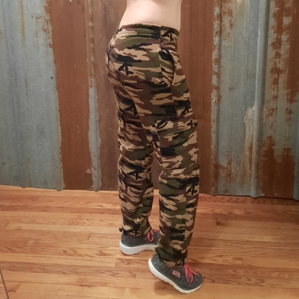 Thick Fleece Camoflauge Lounge Pants